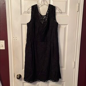 White House Black Market A-Line Sleeveless Midi Dress